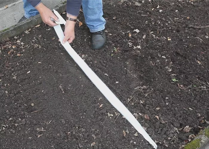 Blumen - Auslegen von Saatbändern