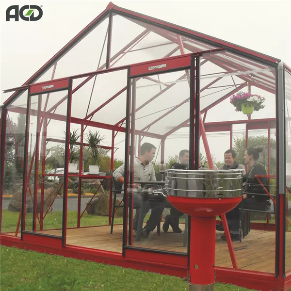 Gewächshaus R4 RAL Farbe <3,80 m> Gewächshaus R4 RAL Farbe <3,80 m>