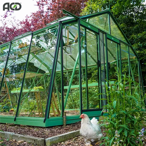 Gewächshaus Schräg-S3 RAL Farbe <4,53 m>